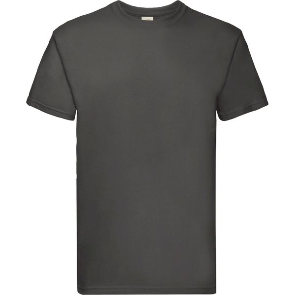 Fruit Of The Loom - Maglietta "Super Premium"" Per Bambini/Donne Unisex PC5963 (M) (Hellgrau)"-image