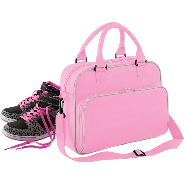 Bagbase - Bagbase, Piped PC6022 (Taglia Unica) (Rosa/Grigio Chiaro)-image