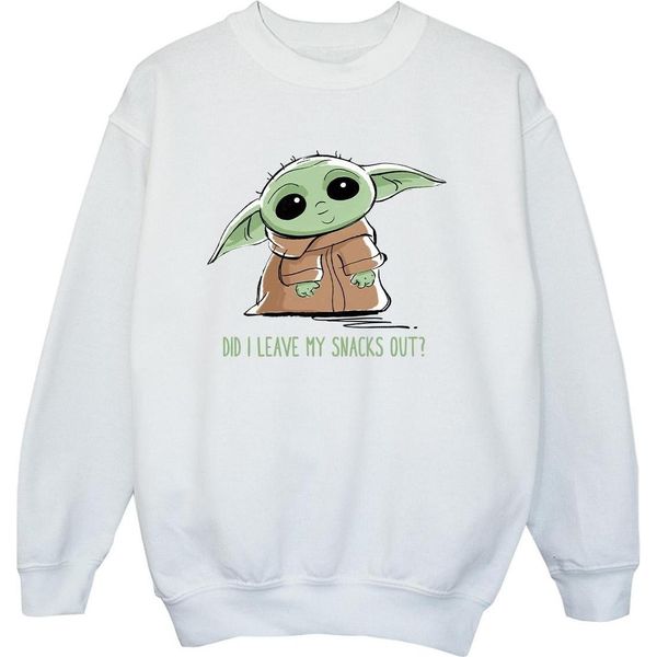 Star Wars - Felpa "The Mandalorian"" Per Ragazzi BI36723 (128) (Bianco)"-image