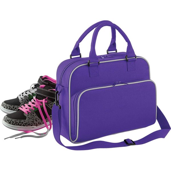 Bagbase - Bagbase, Piped PC6022 (Taglia Unica) (Viola/Grigio Chiaro)-image