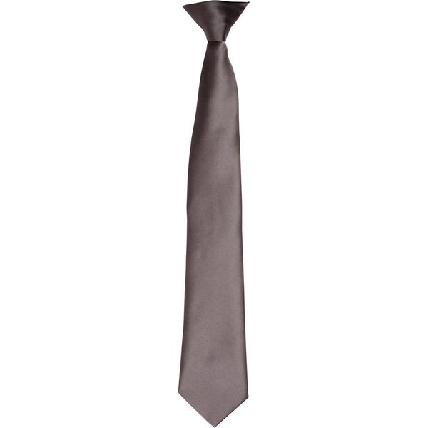 Premier - Cravatta Per Uomo/Donna Unisex PC6346 (Taglia Unica) (Grigio Scuro)-image