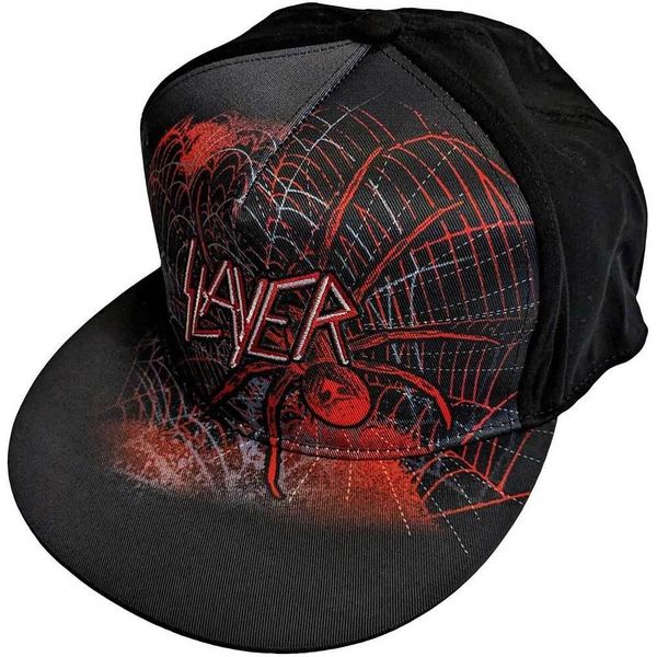 Slayer - Cappello Da Baseball Snapback Per Uomini/Donne Unisex RO10131 (Taglia Unica) (Nero/Rosso)-image