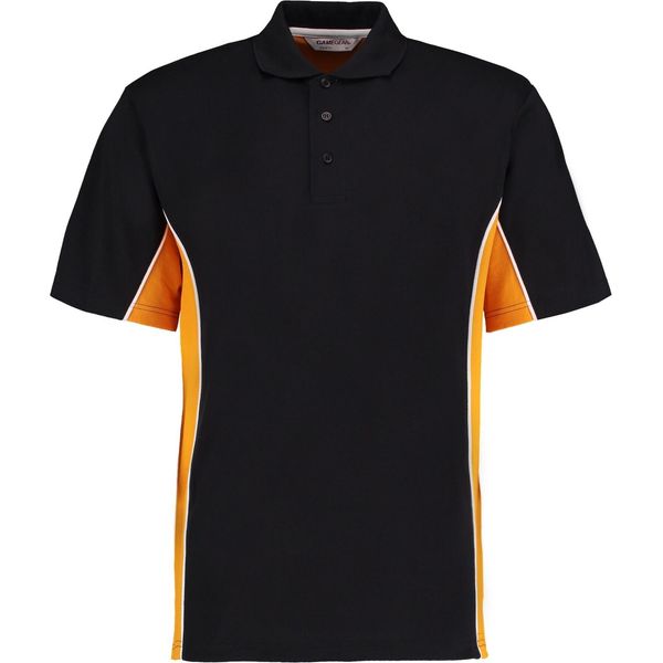 Gamegear - Polo "Track"" Da Uomo PC6427 (3XL) (Nero/Oro)"-image