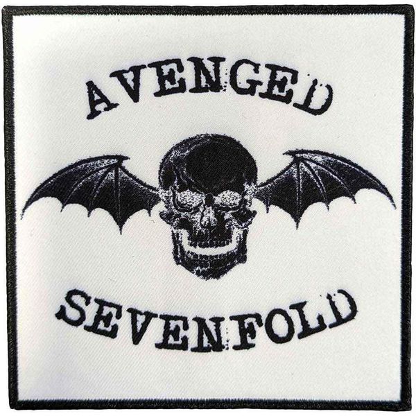 Avenged Sevenfold - Death Bat - Toppa "Negative"" - Poliestere RO10099 (Taglia Unica) (Nero/Bianco)"-image