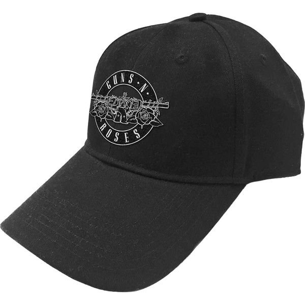 Guns N Roses - Cappellino Da Baseball Con Logo Per Uomo/Donna Unisex RO6099 (Taglia Unica) (Nero/Bianco)-image