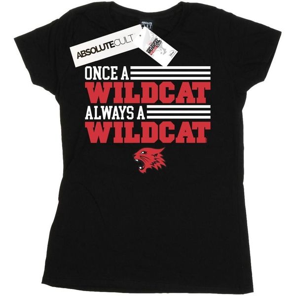 Disney - Maglietta "High School Musical The Musical Once A Wildcat"" Per Donna BI24370 (S) (Schwarz)"-image
