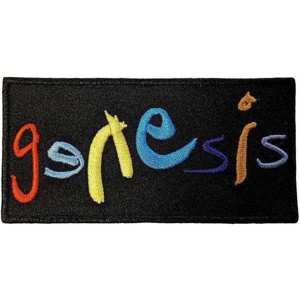 Genesis - Logo - Toppa Da Stirare, Tessuto RO10108 (Taglia Unica) (Multicolore)-image