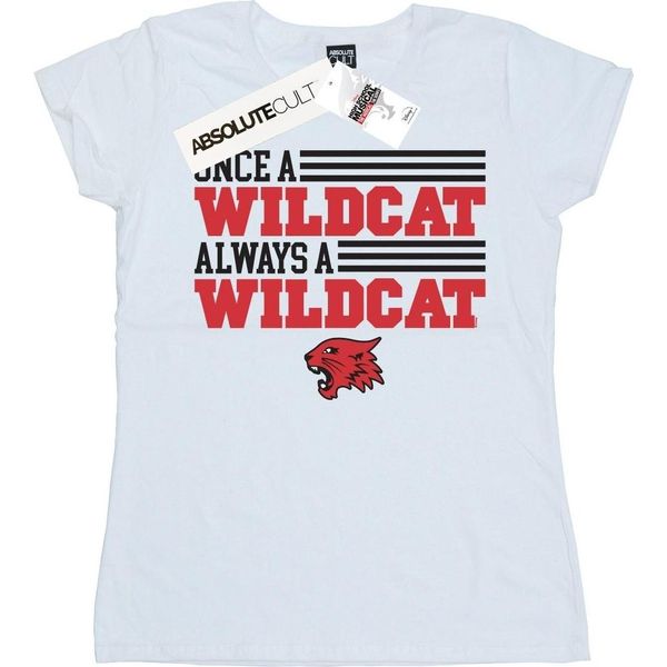 Disney - Maglietta "High School Musical The Musical Once A Wildcat"" Per Donna BI24370 (Xl) (Bianco)"-image