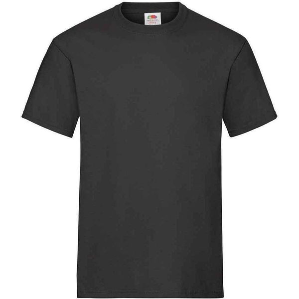 Fruit Of The Loom - Maglietta Da Uomo/Donna Unisex PC6567 (Xl) (Nero)-image