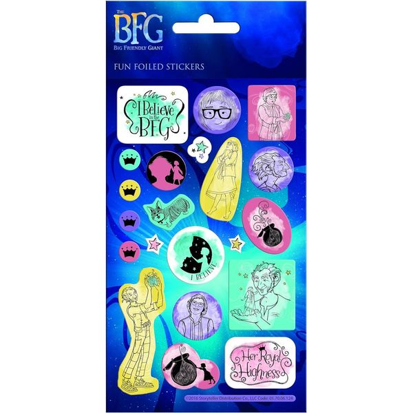 Il Bfg - Disegni Assortiti - Adesivi - Foil SG31883 (Taglia Unica) (Colorato)-image
