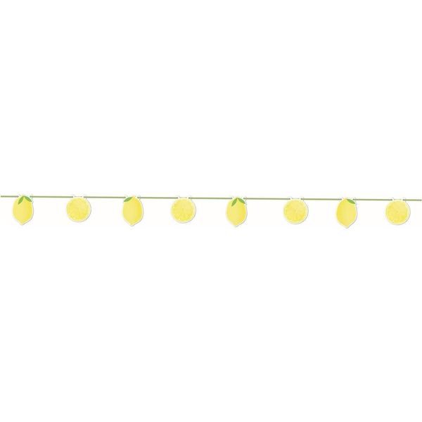 Procos - Limone - Ghirlanda, Carta SG30068 (Taglia Unica) (Giallo)-image