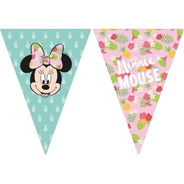 Disney - Tropical - Bandiera - Plastica SG30222 (Taglia Unica) (Blu/Rosa)-image