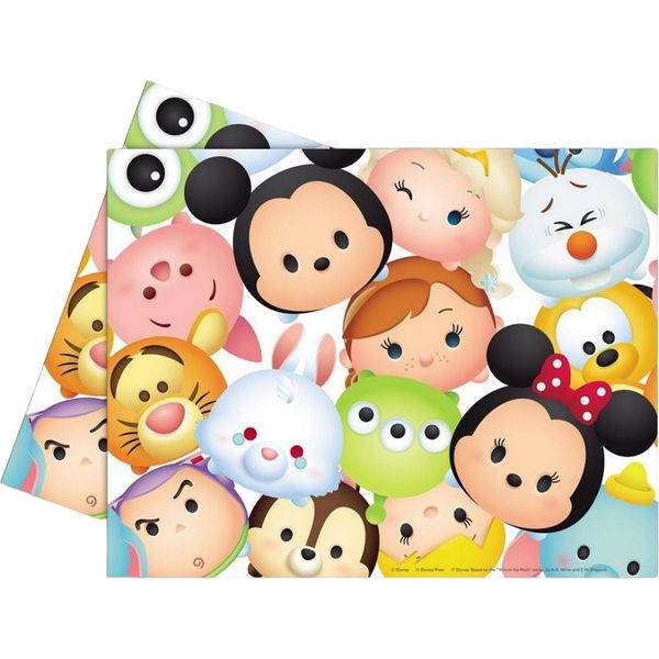 Disney Tsum Tsum - Tovaglia Per Feste, Plastica SG31612 (Taglia Unica) (Colorata)-image