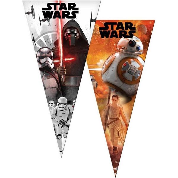 Star Wars - Sacchetti Per Feste A Cono Confezione Da 6 SG32182 (Taglia Unica) (Colorato)-image