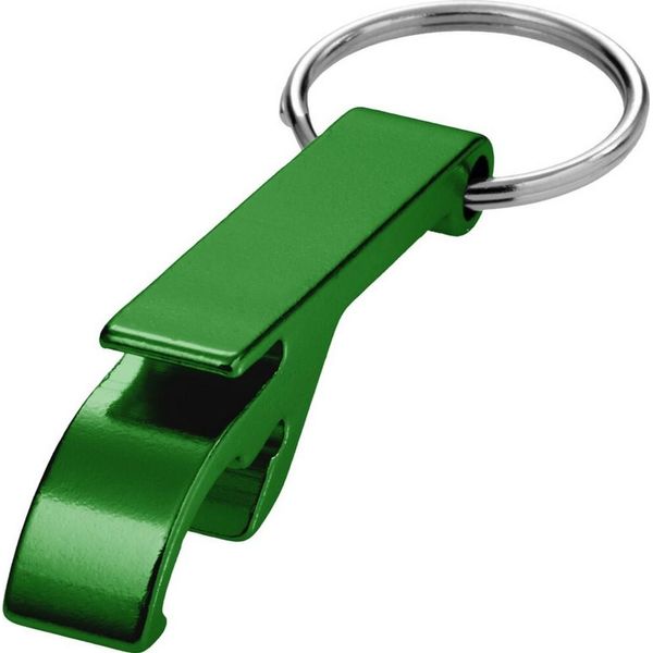 "Tao"" Portachiavi In Alluminio Riciclato Con Apribottiglie PF4245 (Taglia Unica) (Verde)"-image