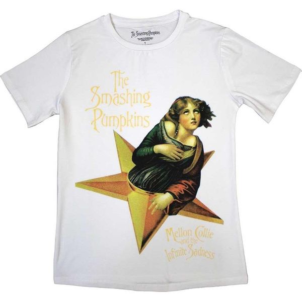The Smashing Pumpkins - Maglietta "Mellon Collie"" Da Donna RO10389 (S) (Bianco)"-image