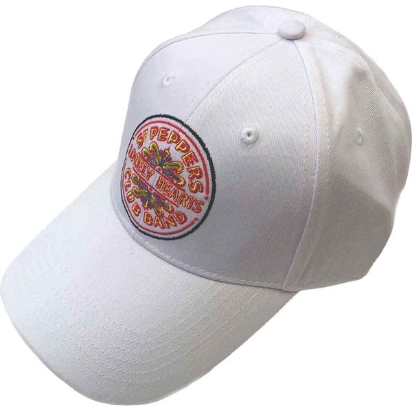 The Beatles - Cappellino Da Baseball "Sgt Pepper"" Per Uomo/Donna Unisex RO10346 (Taglia Unica) (Bianco)"-image