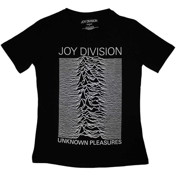 Joy Division - Maglietta Da Donna "Unknown Pleasures"" RO10360 (Xl) (Schwarz)"-image