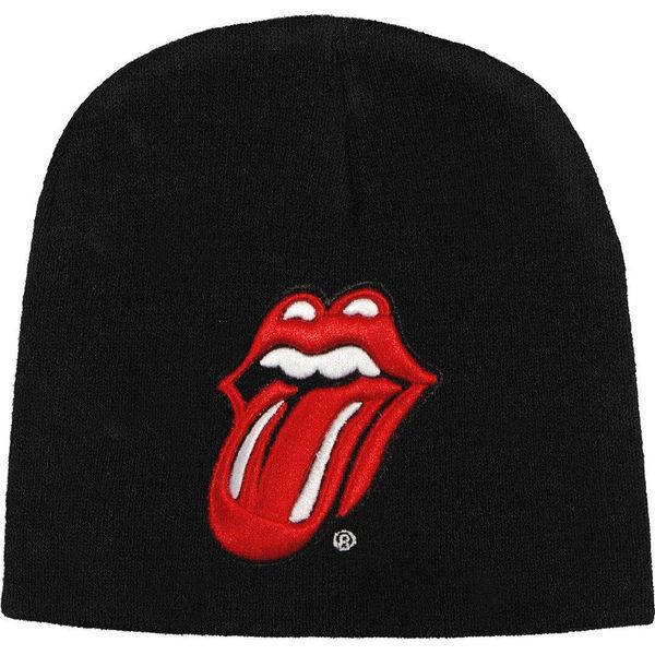 The Rolling Stones - Cappellino "Classic Tongue"" Per Uomo/Donna Unisex RO10342 (Taglia Unica) (Nero)"-image