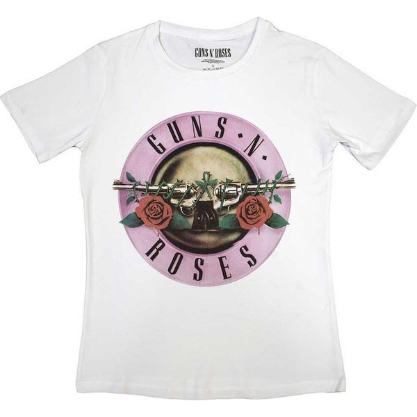 Guns N Roses - Maglietta "Classic"" Da Donna RO10354 (S) (Bianco)"-image