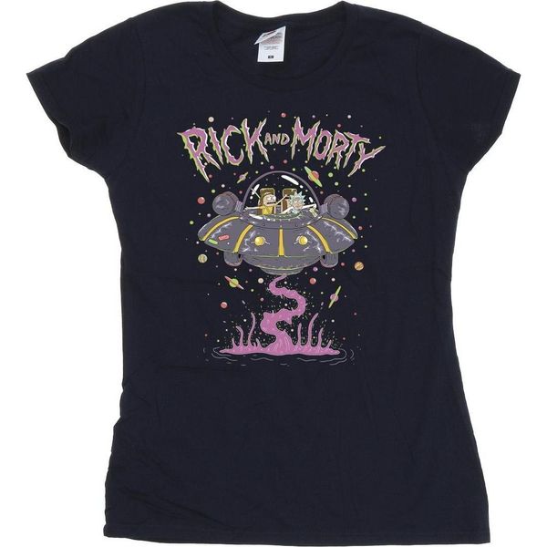 Rick And Morty - Maglietta Da Donna BI37990 (M) (Blu Navy)-image
