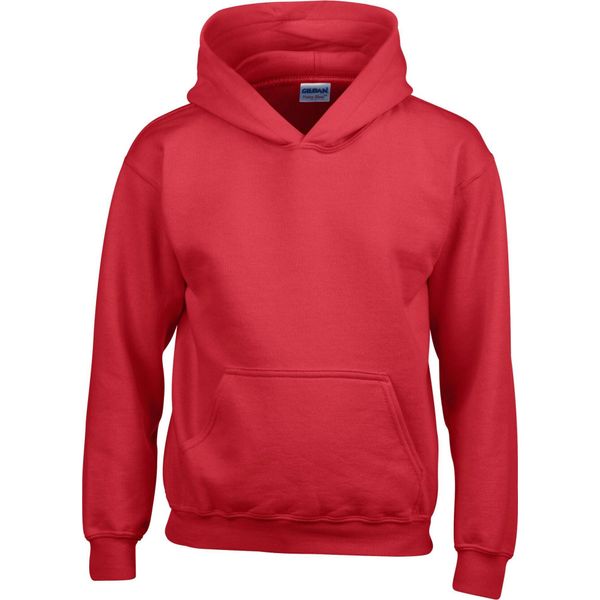 Gildan - Felpa Con Cappuccio Per Bambini PC6242 (152-158) (Rosso)-image
