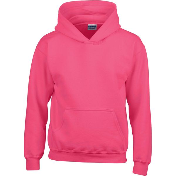 Gildan - Felpa Con Cappuccio Per Bambini PC6242 (152-158) (Rosa Brillante)-image