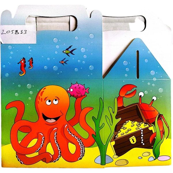 Henbrandt - Scatola Da Pranzo, Polpo SG33366 (Taglia Unica) (Colorato)-image