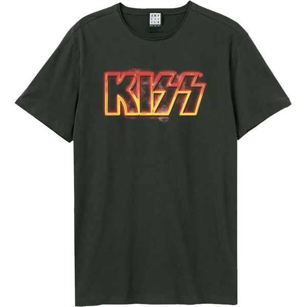 Amplified - Maglietta "Neon Sign"" Per Uomo/Donna Unisex GD1401 (L) (Charcoal)"-image