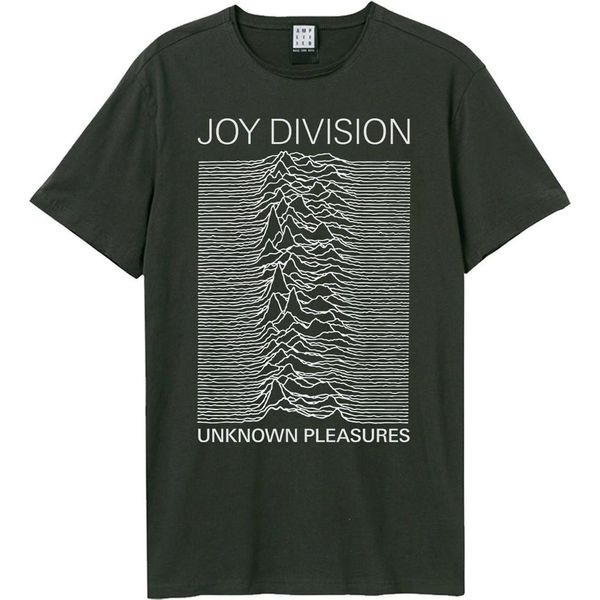 Amplified - Maglietta "Unknown Pleasures"" Per Bambini/Ragazzi Unisex GD1382 (3XL) (Holzkohle)"-image