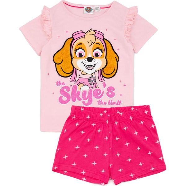 Paw Patrol - Pigiama Con Pantaloncini "Skye's The Limit"" Per Bambina NS7460 (116) (Rosa)"-image
