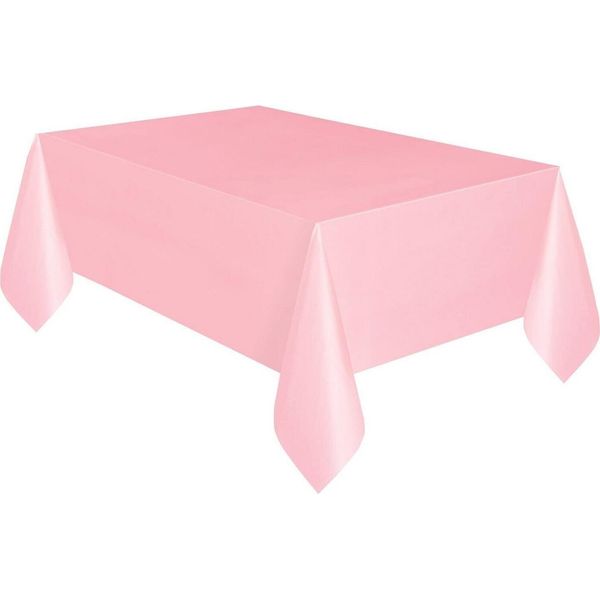 Unique Party - Unicoloured - Tovaglia, Plastica SG32613 (Taglia Unica) (Rosa Chiaro)-image