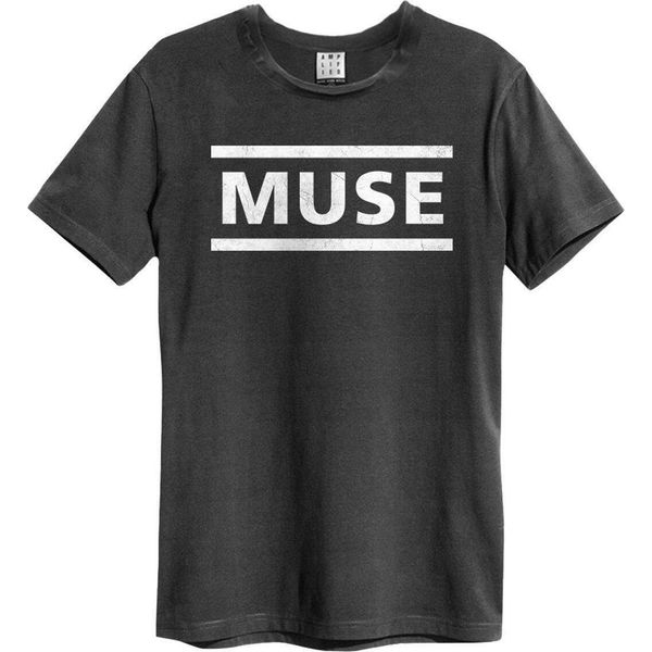 Amplified - Maglietta Logo Per Uomo/Donna Unisex GD1458 (L) (Charcoal)-image