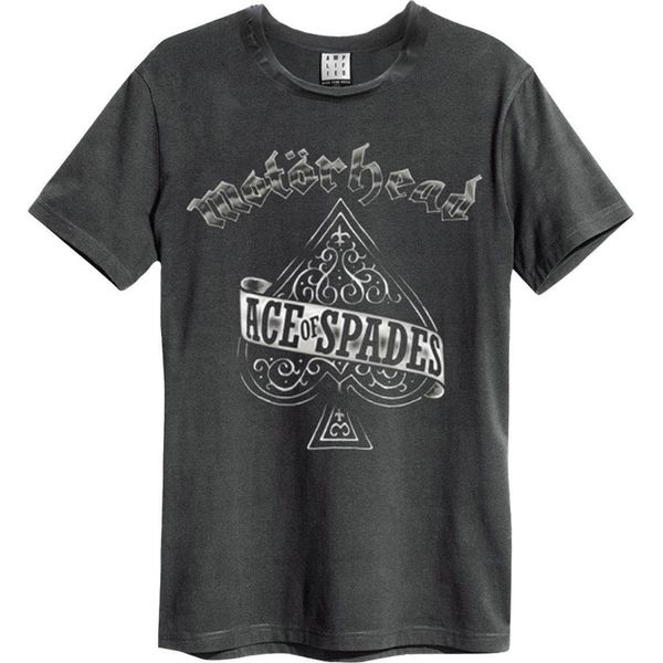Amplified - Maglietta "Ace Of Spades"" Per Uomo/Donna Unisex GD1471 (Xxl) (Charcoal)"-image