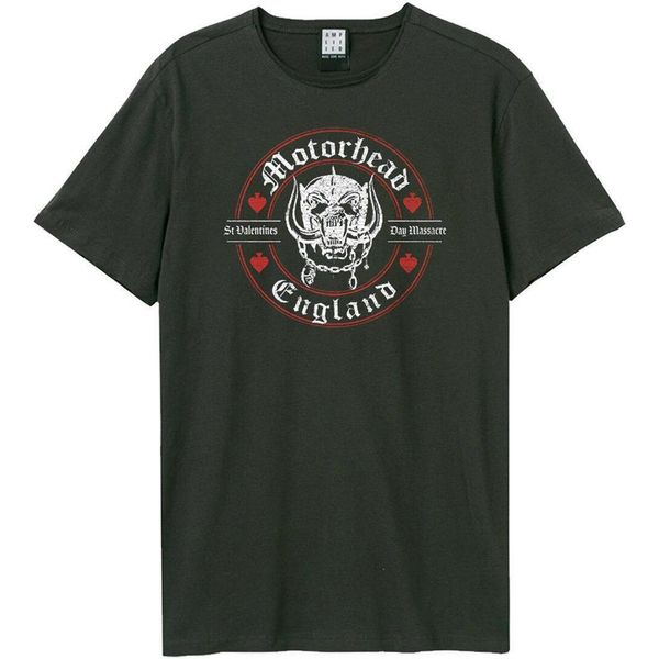 Amplified - Maglietta "St Valentines Day Massacre"" Per Uomo/Donna Unisex GD1499 (Xxl) (Charcoal)"-image