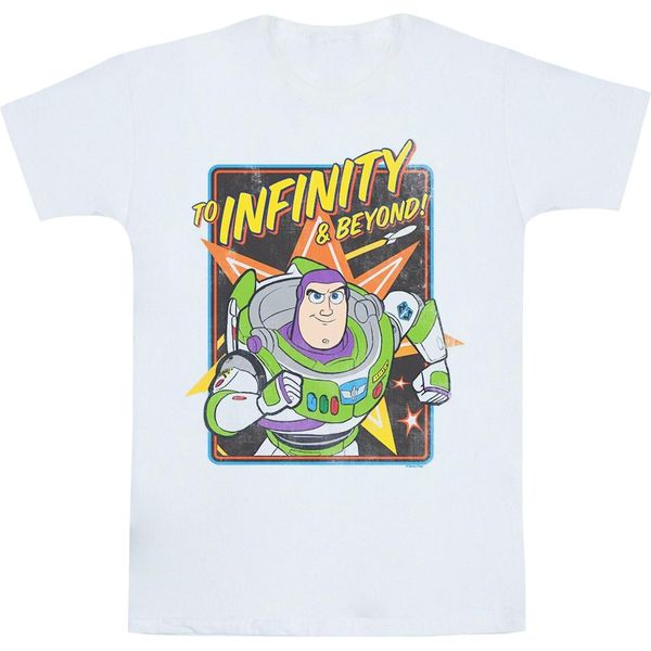 Disney - Maglietta "Toy Story 4 All'infinito"" Per Ragazzi BI39719 (116) (Bianco)"-image