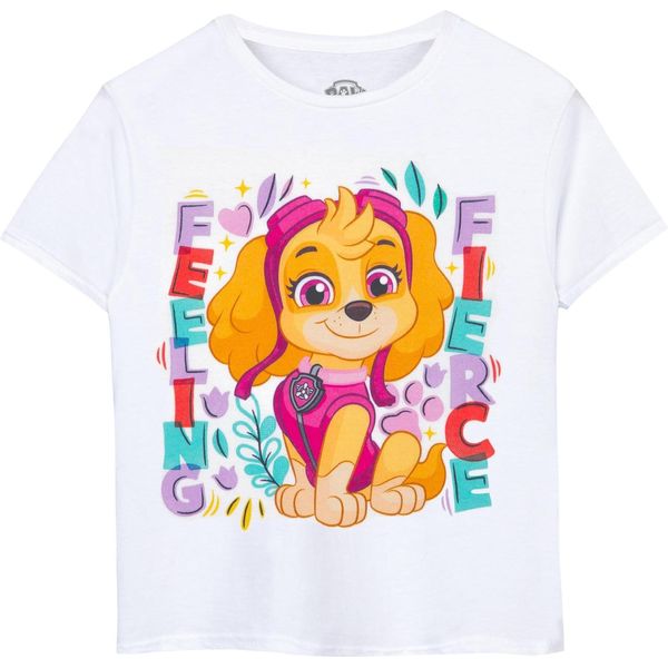 Paw Patrol - Maglietta "Feeling Fierce"" Per Bambina NS7784 (104) (Bianco)"-image