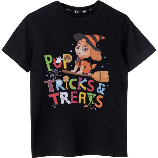 Paw Patrol - Maglietta "Trick & Treats"" Per Bambina NS7781 (116) (Nero)"-image