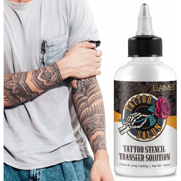 Stencils Stencil Solution Transfer Gel Cream Removal Fluid, 150Ml-image