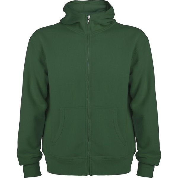 Roly - Felpa Con Cappuccio "Montblanc"" Per Uomo/Donna Unisex PF4276 (M) (Verde Bottiglia)"-image