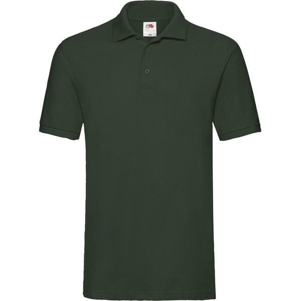 Fruit Of The Loom - Polo "Premium"" Da Uomo RW9846 (L) (Verde Bottiglia)"-image