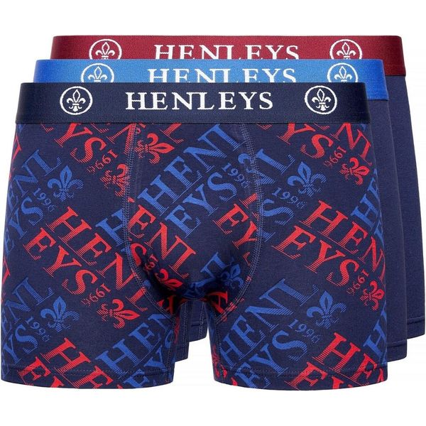Henleys - Boxer "Rutlers"" Da Uomo (Confezione Da 3) BG1319 (Xxl) (Colorato)"-image