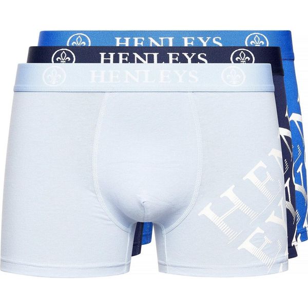 Henleys - Boxer "Tringles"" Da Uomo (Confezione Da 3) BG1331 (Xl) (Colorato)"-image