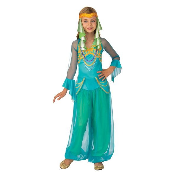 Bristol Novelty - Costume "Arabian Dancer"" - Ragazze BN5999 (134-140) (Blu/Giallo/Viola)"-image