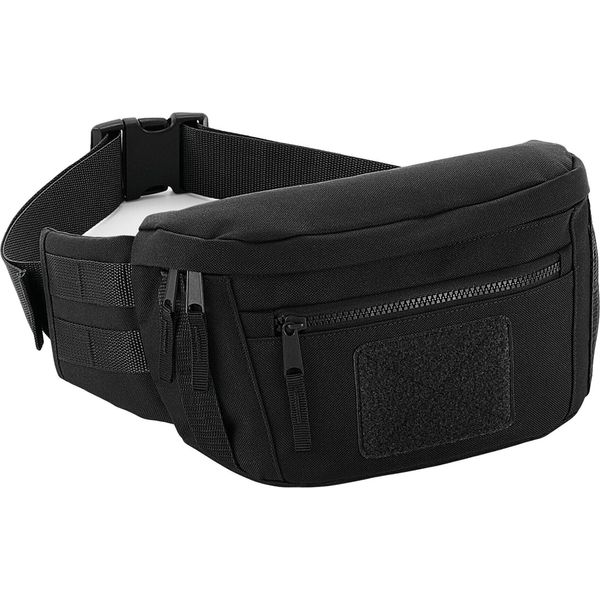 Bagbase - Marsupio Da Cintura "Molle Utility"" BC5447 (Taglia Unica) (Nero)"-image