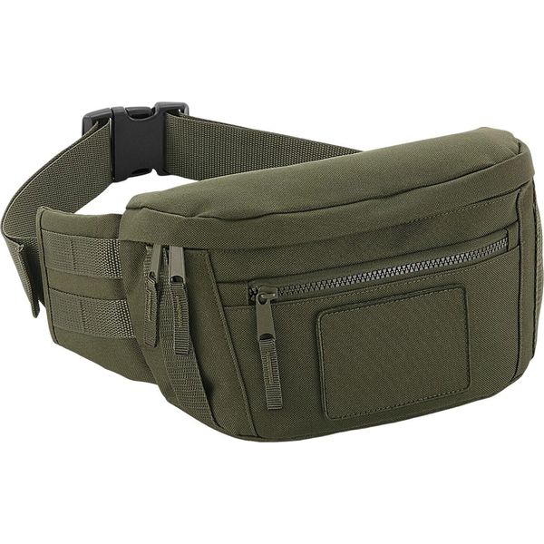 Bagbase - Marsupio Da Cintura "Molle Utility"" BC5447 (Taglia Unica) (Verde Militare)"-image
