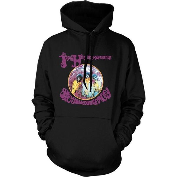 Jimi Hendrix - Felpa Con Cappuccio "Are You Experienced"" Per Uomini/Donne Unisex PH886 (Xxl) (Nero)"-image