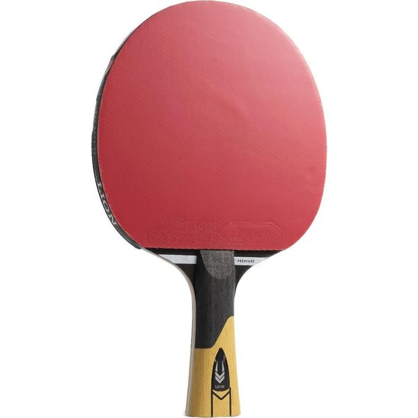 Lion - Mazza Da Tennis Da Tavolo "Premiere"" CS733 (Taglia Unica) (Nero/Rosso/Giallo)"-image