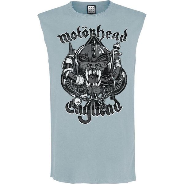 Amplified - Top Senza Maniche "Snaggletooth Crest"" Per Uomo/Donna Unisex GD1819 (M) (Strange Blue)"-image