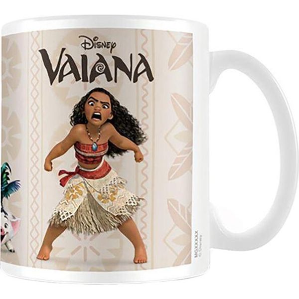 Moana - Tazza Da Caffè, Figure PM9108 (Taglia Unica) (Bianco/Beige)-image